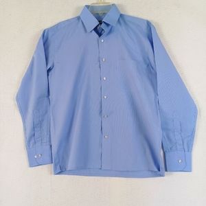 Liner men's long sleeve button up shirt Sz L